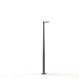 Lampadaire Hector N°2 LED Sym 35W 2700K Dali Orangé pur 014, Support Gris 107 182341014