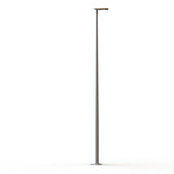 Lampadaire Hector N°3 LED sym 32W 3000K 1-10V Orangé pur 014 support Gris 105 182221014