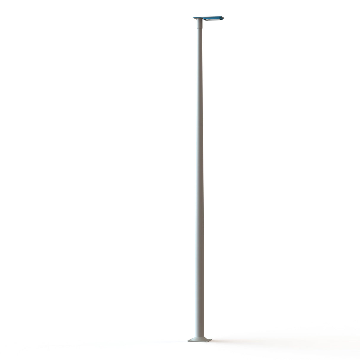 Lampadaire Hector N°3 LED asym 32W 3000K 1-10V Bleu 134 support Gris 105 182222134