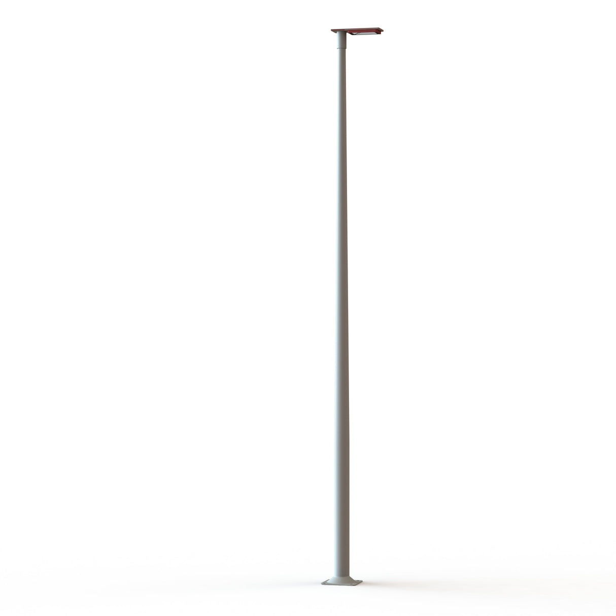Lampadaire Hector N°3 LED sym 32W 3000K Dali Rouge 056 support Gris 105 182223056