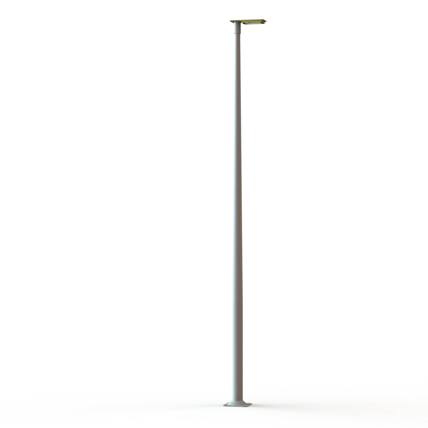 Lampadaire Hector N°3 LED asym 32W 3000K Dali Jaune soufre 068 support Gris 105 182224068
