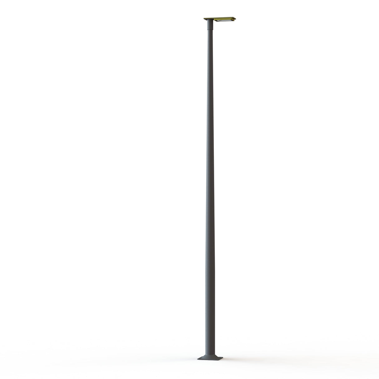 Lampadaire Hector N°3 LED sym 26W 3000K Jaune soufre 068 support Gris noir 107 182319068