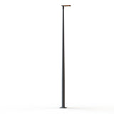 Lampadaire Hector N°3 LED sym 35W 3000K Dali Orangé pur 014 support Gris 107 182323014