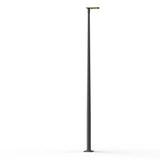 Lampadaire Hector N°3 LED asym 35W 3000K Dali Jaune soufre 068 support Gris 107 182324068