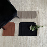 Tapis coton "WIZZ" rouille 60x90cm  015706