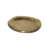 Coupelle "JULIETTE" rond GM dorée D23 H2cm 017257