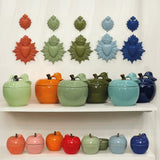 Bougie "POMME" gris bleu senteur Jasmin 018133