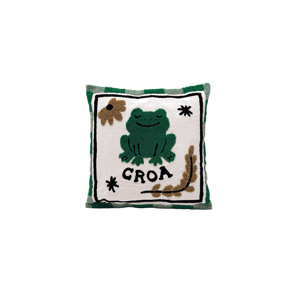 Coussin influence "GRENOUILLE" 40 cm x40 cm 019116