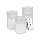 Lot de 3 bougies avec télécommande OBJET 015884