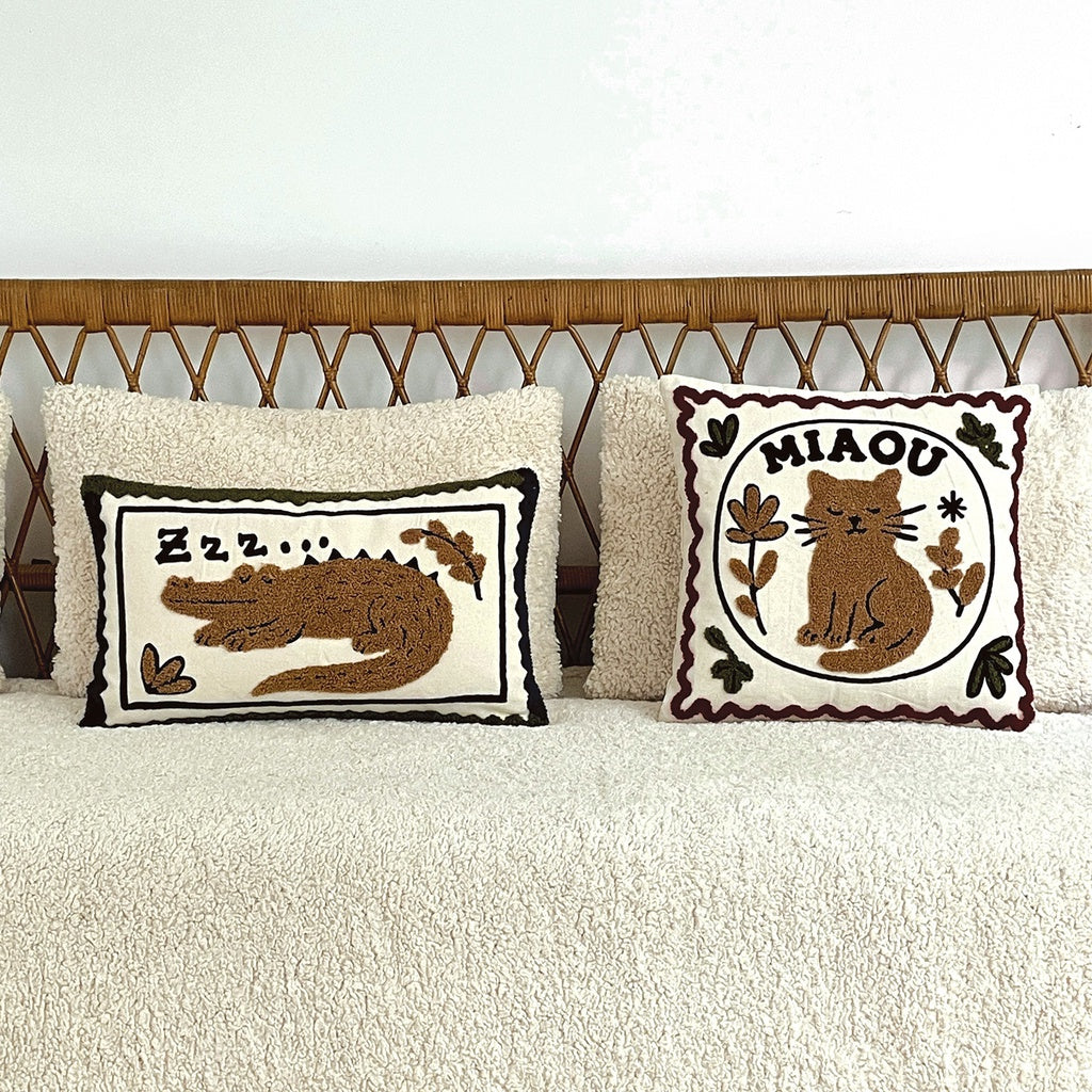 Coussin influence "CROCODILE" 30 cm x50 cm 019107