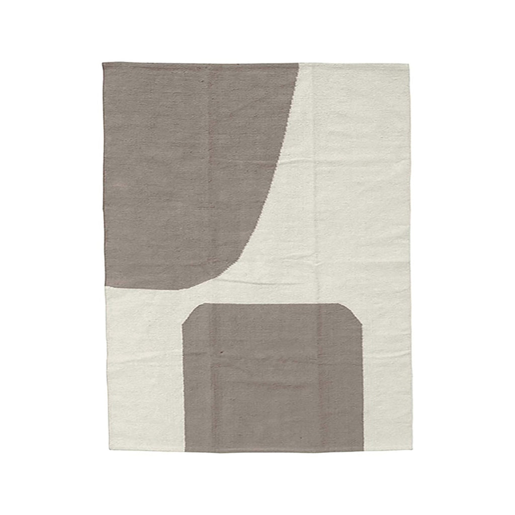 Tapis coton "BLOOP" naturel 70x140cm 13946