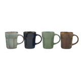 Set de 4 mugs cote D8,1 H9,5cm 018201