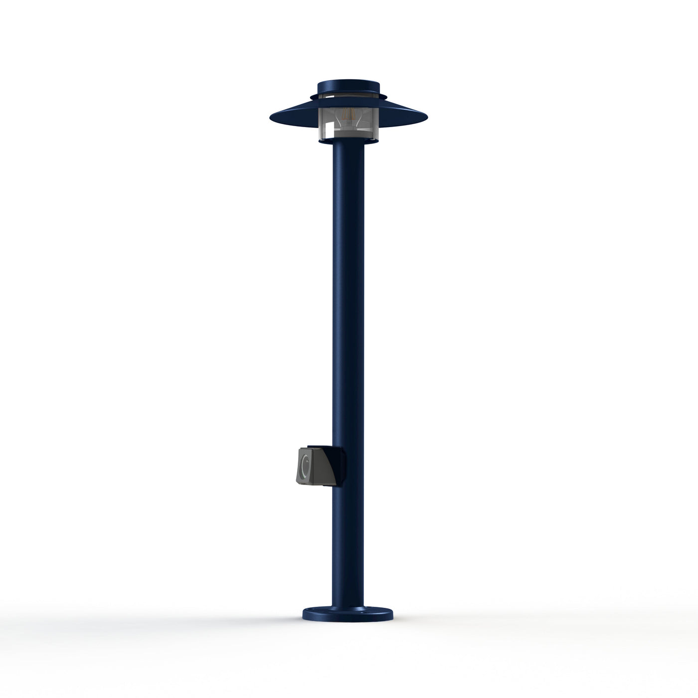 Borne Kerlouan N°4 prise type F Bleu acier 065 128006065-sk