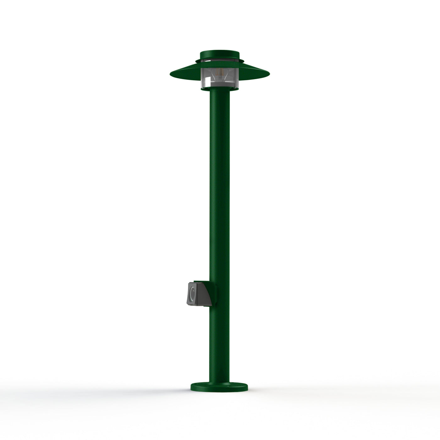 Borne Kerlouan N°4 prise type F Vert sapin 067 128006067-sk