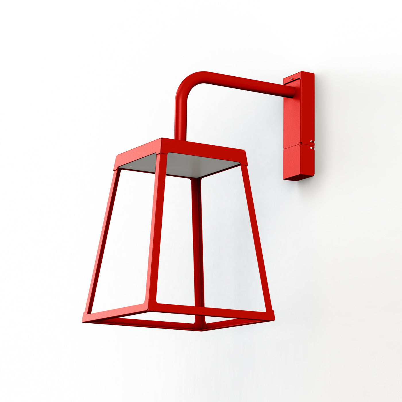 Applique Lampiok 4 N°1 LED 35w 2700°k PMMA opale Rouge tomate 110 175032110