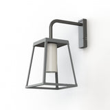 Applique Lampiok 4 N°2 LED 35w 3000°k tube PMMA Gris noir 107 - Gris soie 105 175225105