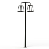 Lampadaire Lampiok 4 N°5 LED 35w 3000°k clair Gris noir 107 175030107