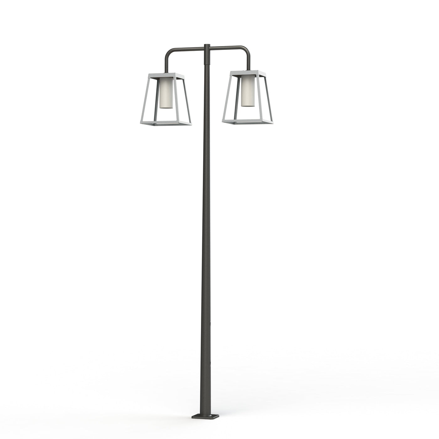 Lampadaire Lampiok 4 N°6 LED 35w 2700°k Tube PMMA Gris noir 107- Gris soie 105 175240105