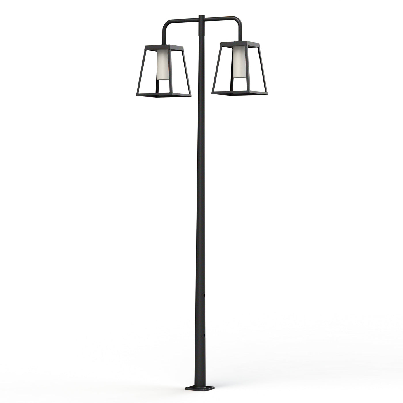 Lampadaire Lampiok 4 N°6 LED 35w 3000°k tube PMMA Noir foncé 000 175031000