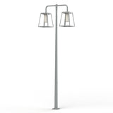 Lampadaire Lampiok 4 N°6 LED 35w 2700°k Tube PMMA Gris soie 105 175040105
