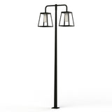 Lampadaire Lampiok 4 N°6 LED 35w 2700°k Tube PMMA Gris noir 107 175040107