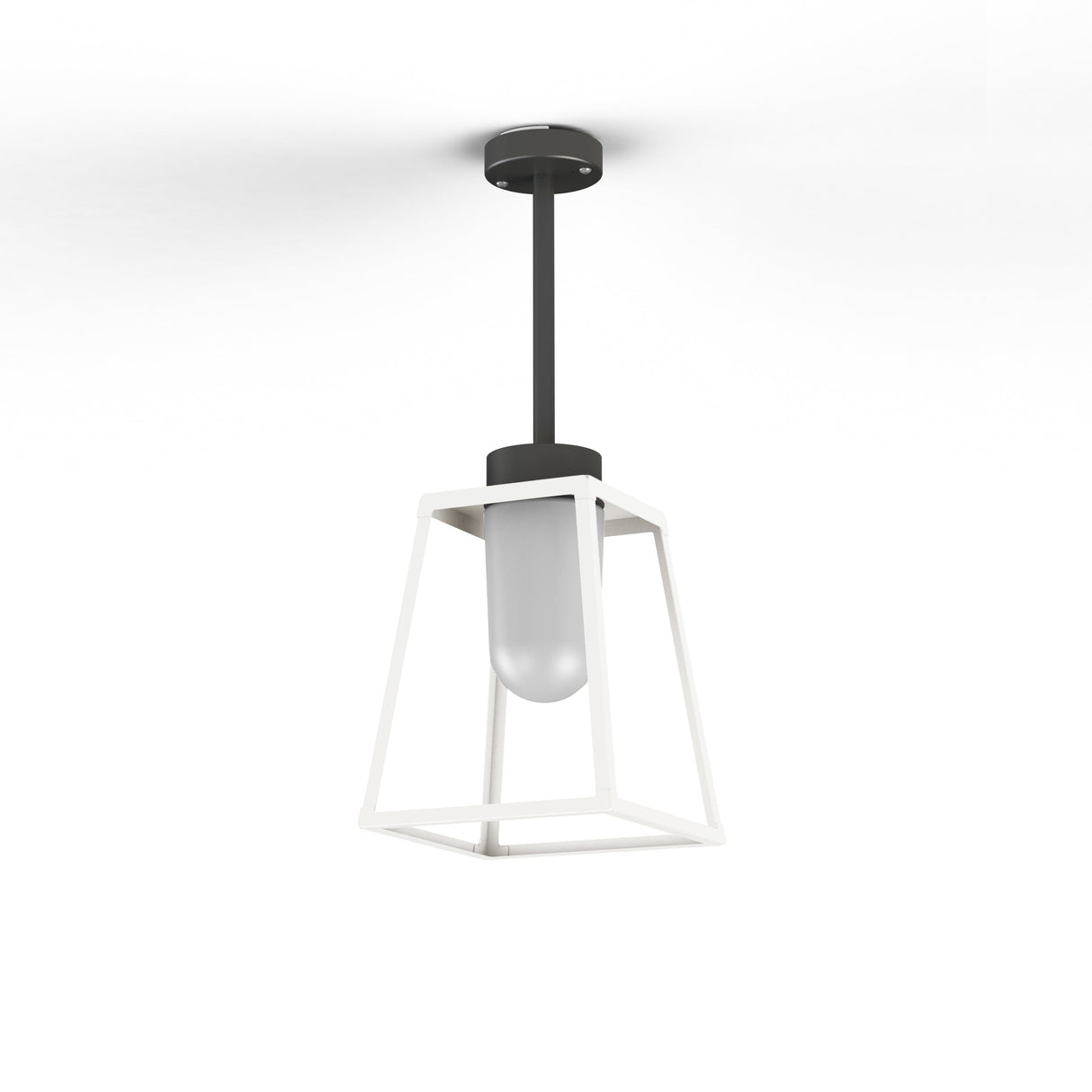 Suspension Lampiok 1 N°2 opale Blanc 001 131004001