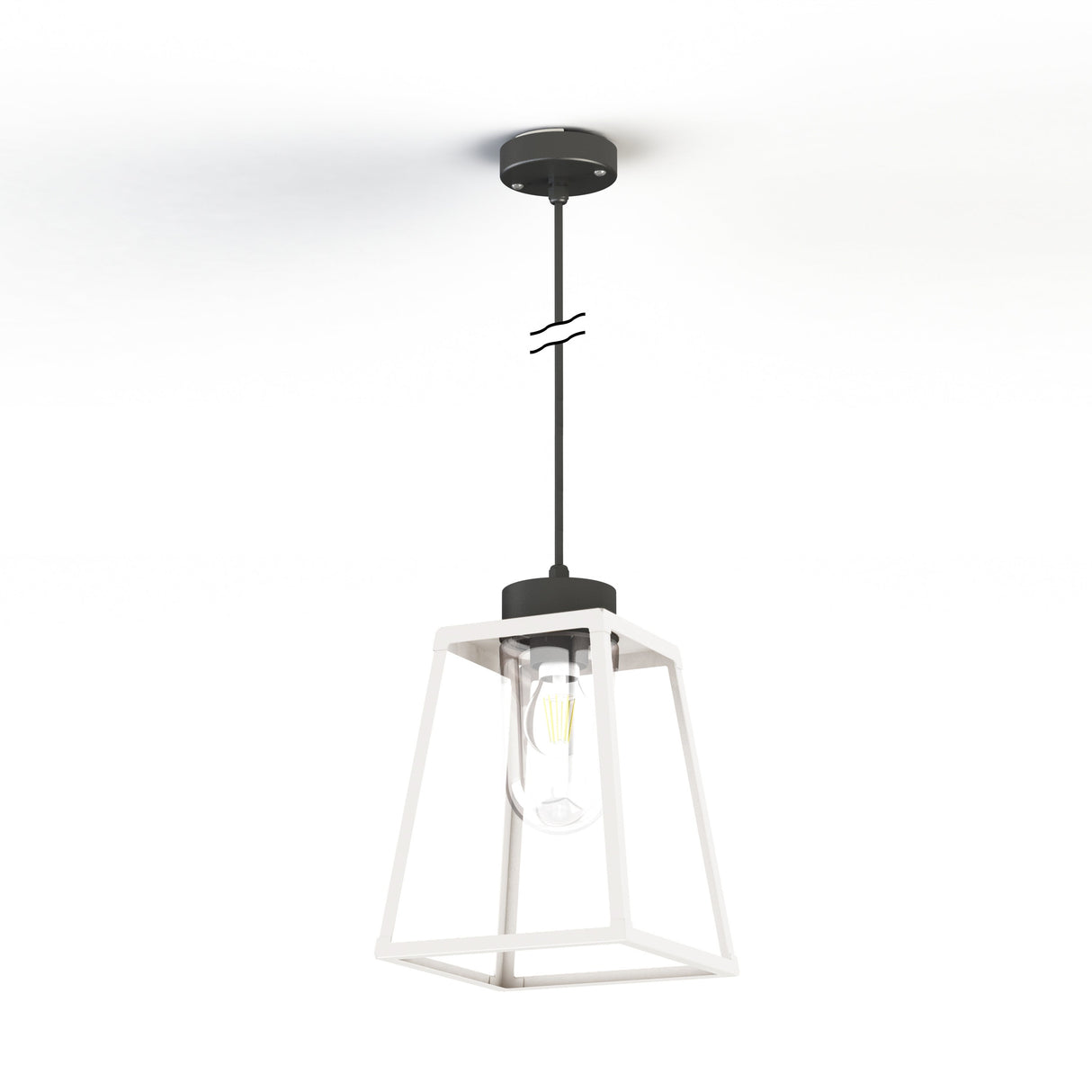 Suspension Lampiok 1 N°4 clair Blanc 001 131007001