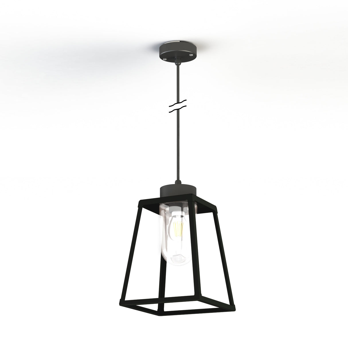 Suspension Lampiok 1 N°4 clair Gris noir 107 131007107