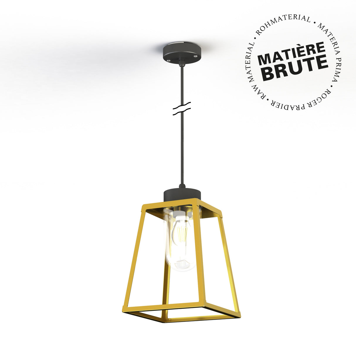 Suspension Lampiok 1 N°4 clair Laiton brut 072 131007072