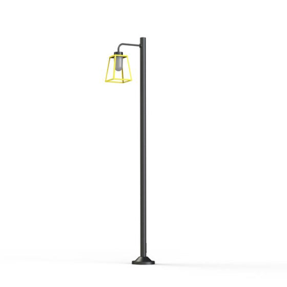 Lampadaire Lampiok 1 N°7 opale Jaune soufre 068 131014068