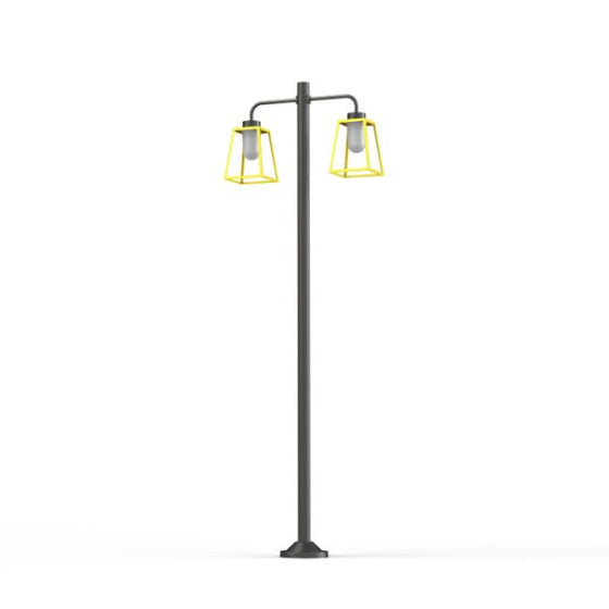 Lampadaire Lampiok 1 N°8 opale Jaune soufre 068 131016068