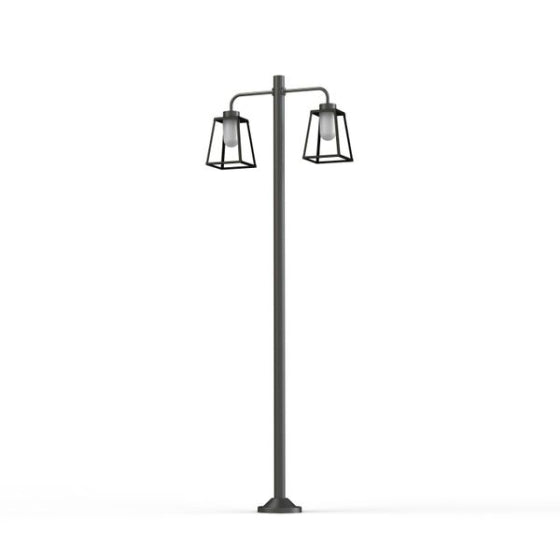 Lampadaire Lampiok 1 N°8 opale Gris noir 107 131016107