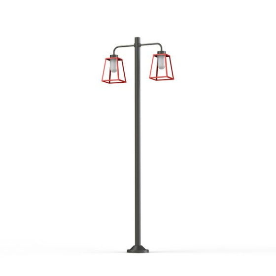 Lampadaire Lampiok 1 N°8 opale Rouge tomate 110 131016110