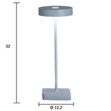 Lampe nomade TAP bleu LT.TAP/BLU.AVION