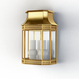 Applique Louis Philippe 2 N°1 Laiton vernis teinté 070 135002070