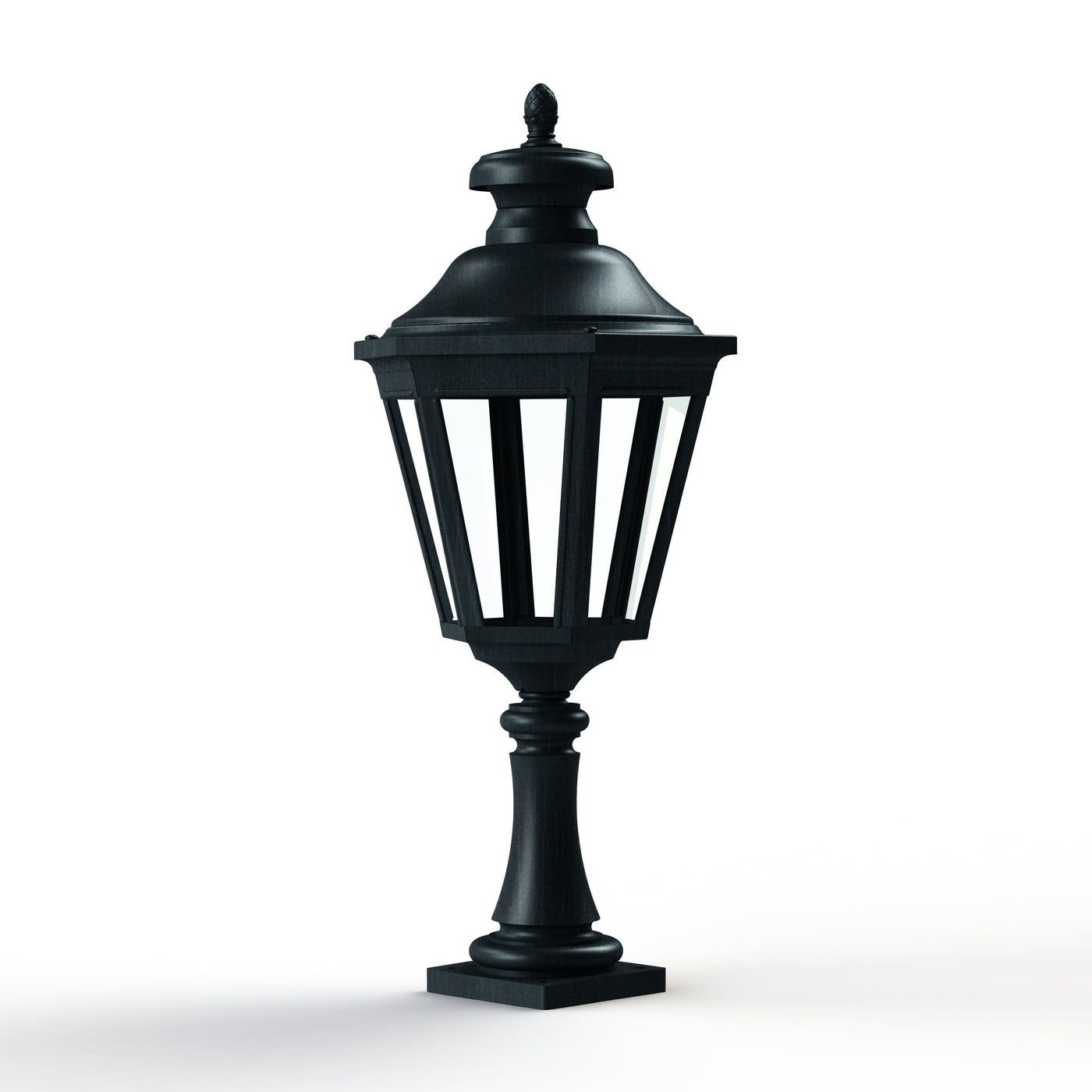Borne Louis XIII N°5 LED 2700°K Vert de gris 008 130110008