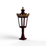 Borne Louvre N°3 LED 2700°K Rouge vin 066 133106066