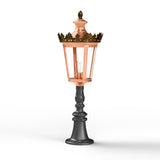 Borne Louvre N°7 E27 Cuivre patiné vernis 080 133013080