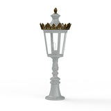 Borne Louvre N°7 E27 Gris soie 105 133013105