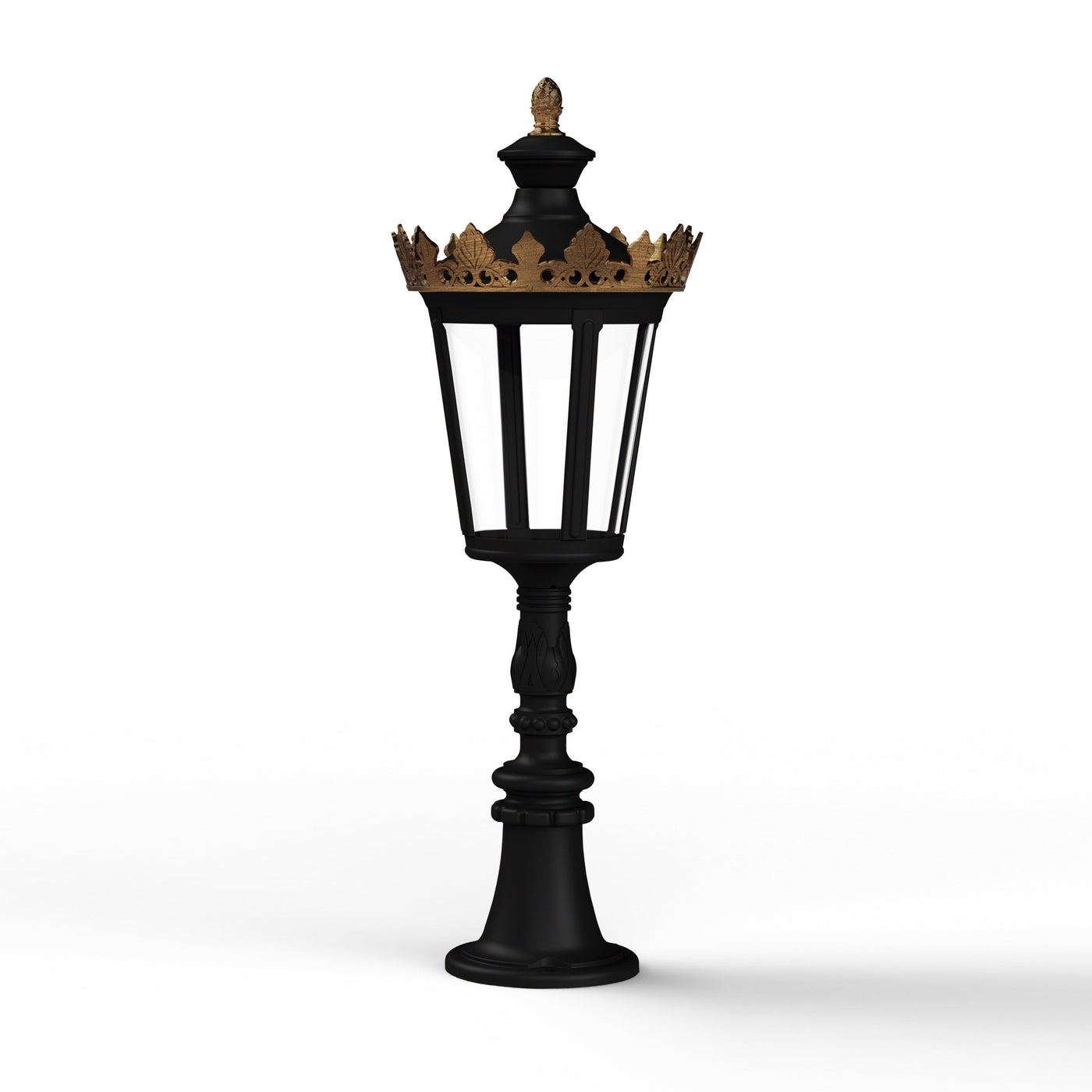 Borne Louvre N°7 LED 2700°K Noir foncé 000 133114000