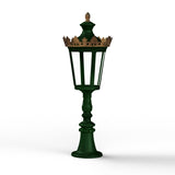 Borne Louvre N°7 LED 2700°K Vert Anglais 019 133114019