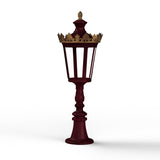 Borne Louvre N°7 LED 2700°K Rouge vin 066 133114066