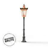 Borne Louvre N°8 E27 Cuivre brut 082 133015082