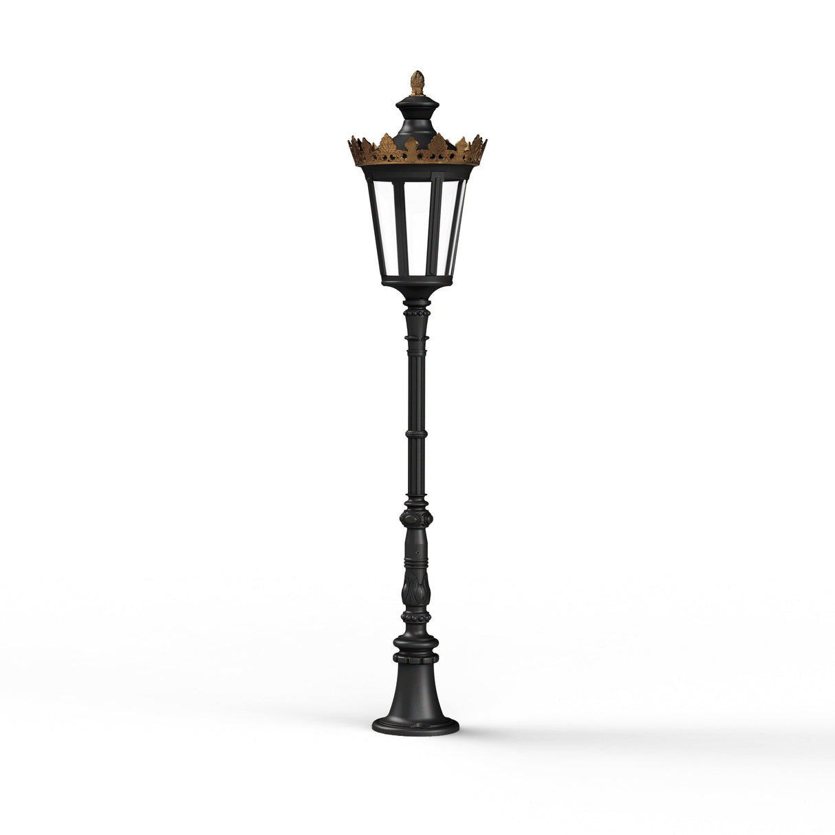 Borne Louvre N°8 LED 2700°K Noir foncé 000 133116000