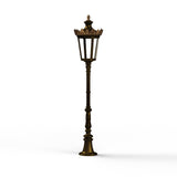 Borne Louvre N°8 LED 2700°K Patiné doré 009 133116009