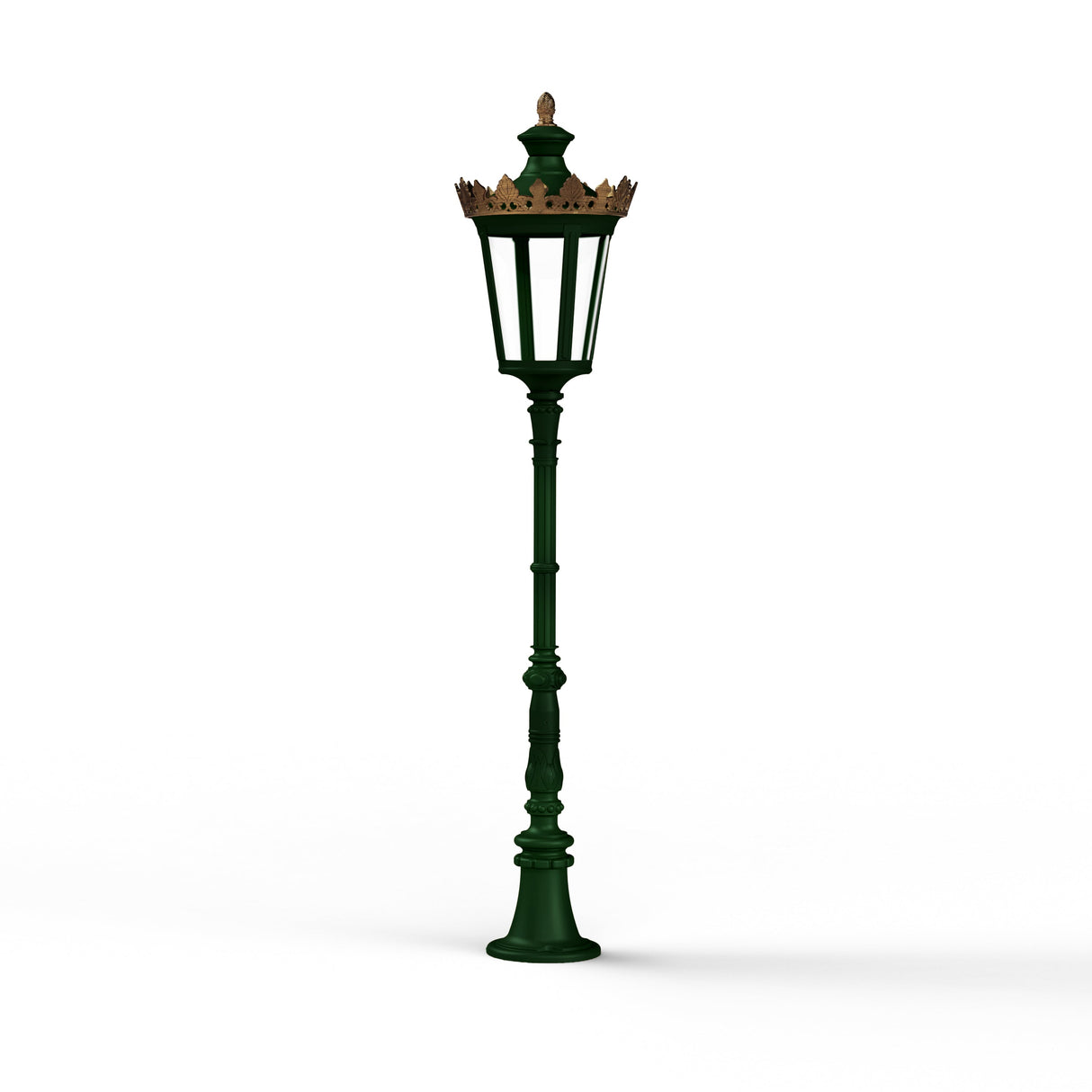 Borne Louvre N°8 LED 2700°K Vert Anglais 019 133116019