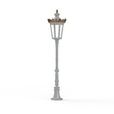 Borne Louvre N°8 LED 2700°K Gris soie 105 133116105