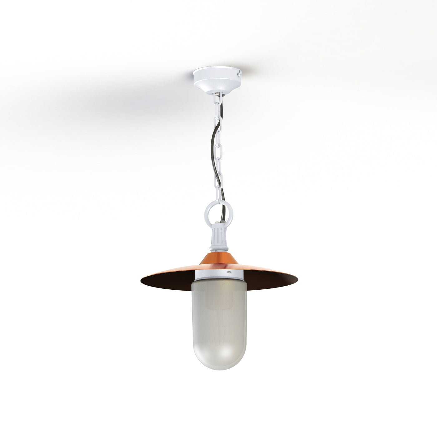 Suspension Montana N°1 opale Dôme cuivre brut- Blanc 001 139018001