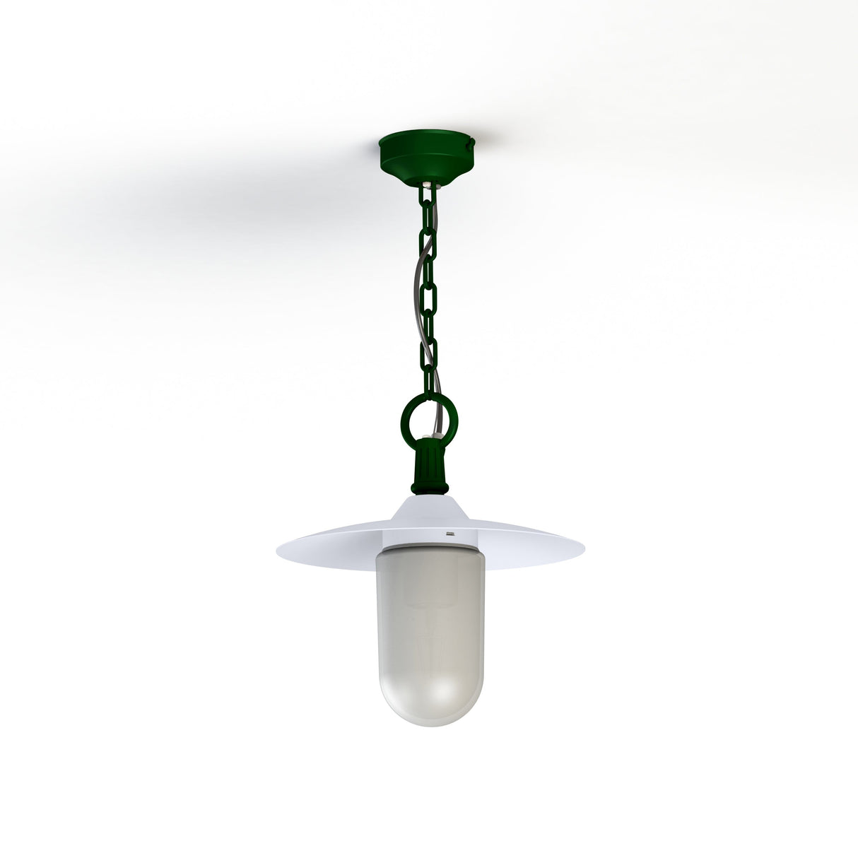 Suspension Montana N°1 opale Dôme blanc- Vert Anglais 019 139003019