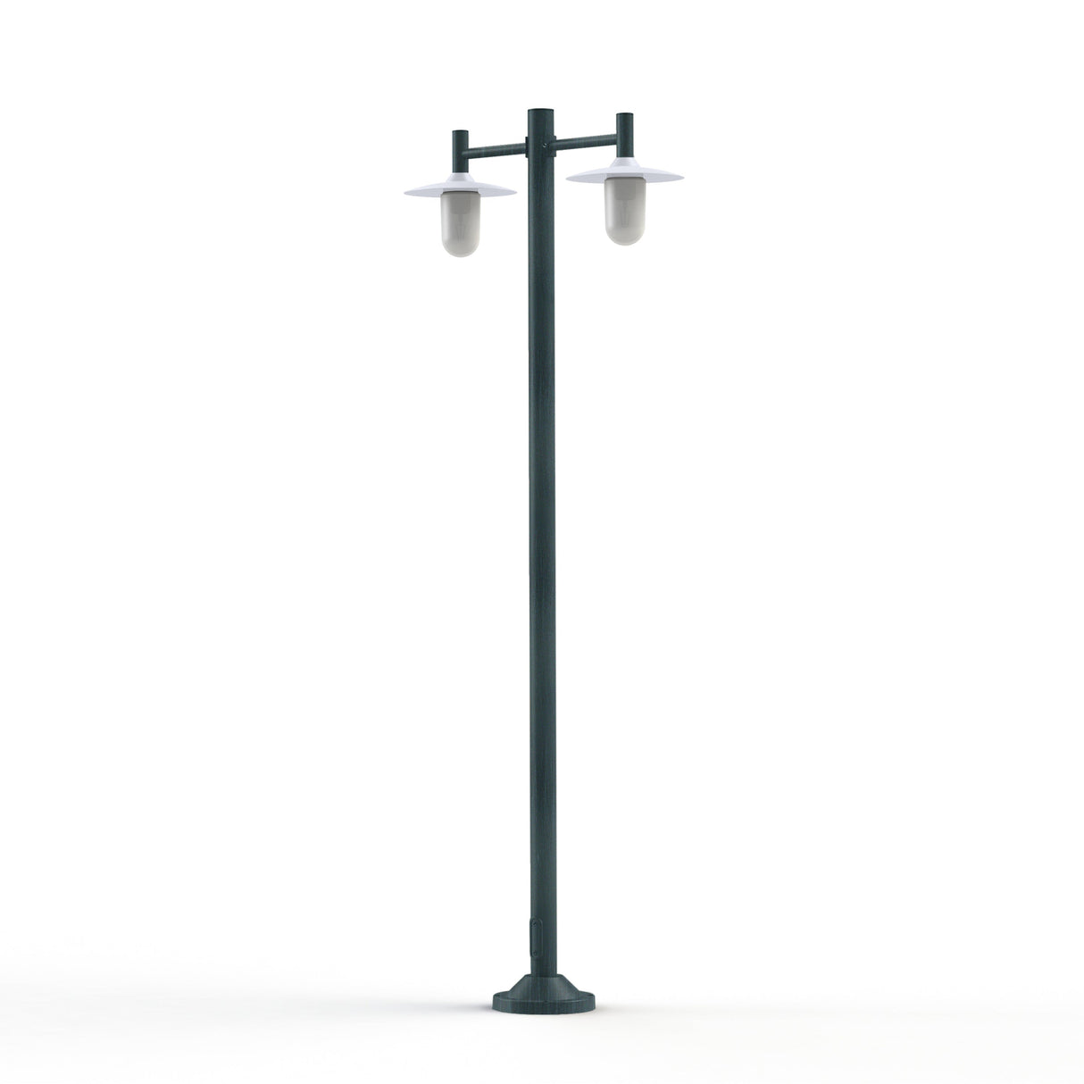 Lampadaire Montana N°4 opale Dôme blanc- Vert de gris 008 139015008